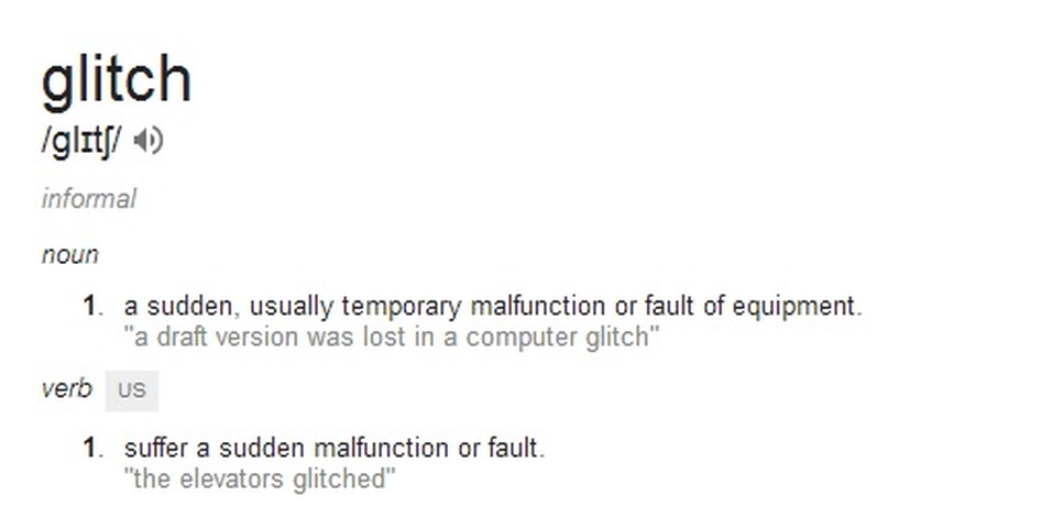 Glitch Meaning 